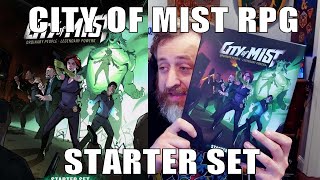 City of Mist RPG Starter Box ReviewUnboxing  Nerd Immersion [upl. by Eyeleen134]