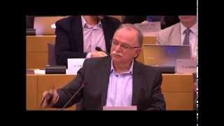 Papadimoulis Dijsselbloem ECON Committee about the Greek government list [upl. by Briant]