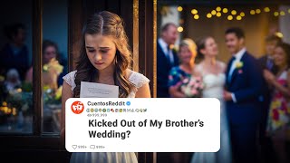 Kicked Out of My Brother’s Wedding 🤔 redditstories [upl. by Carbone]