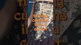 I made a corset from reused materials diysewing diy corset sewingtutorial zerowaste thriftflip [upl. by Steck275]