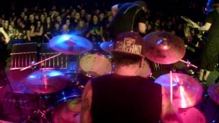 DECAPITATEDFlash BlackLive at CracowPoland 2013 Drum Cam [upl. by Orgell]