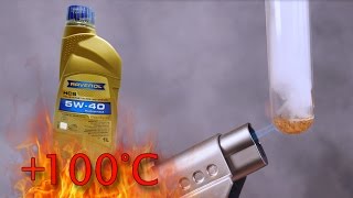 Ravenol HCS Cleansynto 5W40 Jak czysty jest olej silnikowy Test powyżej 100°C [upl. by Karli]