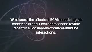 Extracellular Matrix and TumorImmune Interactions Challenges amp Opportunities  Oncotarget [upl. by Hgiel]