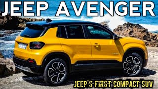 JEEP AVENGER REVEALED  JEEP AVENGER ELECTRIC SUV  JEEPS FIRST COMPACT SUV NarrusAutovlogs [upl. by Yecac]