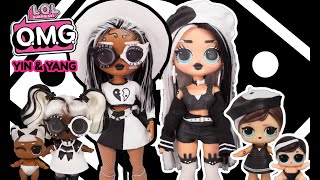 OMG Yin amp Yang Makeover DIY 2 Dolls In 1 Video Big Sister OMG Fashion Doll [upl. by Nagirrek]