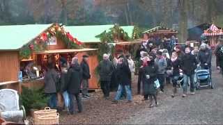 Weihnachtsmarkt 2014 auf Schloss Merode [upl. by Enyalaj]