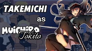 •Tokyo Revengers react to Takemichi Takemichi as Muichiro Tokito• MANGA SPOILER [upl. by Uzzi]