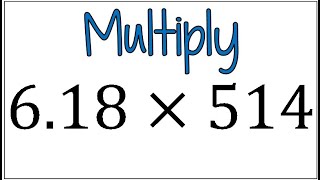 How to Multiply a Decimal by a 3Digit Whole Number [upl. by Dduj]