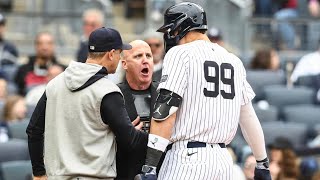 Aaron Judge ejected for 1st time in his career after arguing a strike 3 call  MLB on ESPN [upl. by Gagliano]