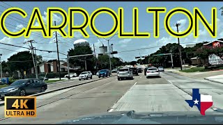 4K Carrollton Texas  23rd Most Populated State in Texas  DFW Metroplex [upl. by Alisa]