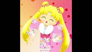 Sailor Moon Drops Usagi Furisode Version 1990s anime sailor moon sailormoon cute anime [upl. by Derag883]