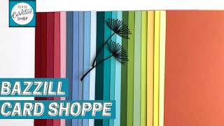 All about Bazzill Card Shoppe Cardstock [upl. by Severson]