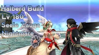 Toram Online  Halberd Build Lv 180 High Survival  Seele Zauga Nightmare [upl. by Uile]