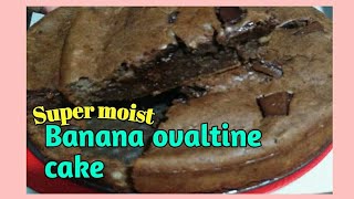 SUPER MOIST BANANA OVALTINE CAKE homemadecakerecipe [upl. by Mihsah]