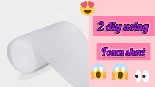 2 Diy Using Foam Sheet  Foam Sheet Craft Ideas 😱😱 [upl. by Assiluy]