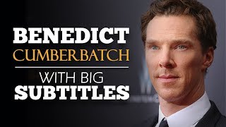 ENGLISH SPEECH  BENEDICT CUMBERBATCH Just Do It English Subtitles [upl. by Nemra685]