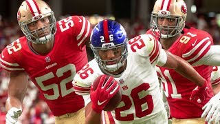 Madden 19 Career Mode  Saquon Barkley vs Jimmy G amp The Niners EP 9  Madden NFL 19 Franchise Mode [upl. by Yarahs]