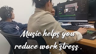 Music helps you reduce work stress and boost productivity [upl. by Nosa]