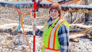 Day in the Life Kailey Geomatics Engineering Technology student [upl. by Anizor840]