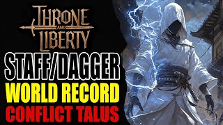 Throne and Liberty PVP  Rank 1 Staff  Dagger WORLD RECORD  68 KILLS [upl. by Terrena]