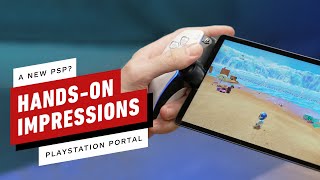 PlayStation Portal Hands On With Sonys New Remote Play Handheld [upl. by Aivle33]