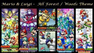 Mario amp Luigi OST  All Forest  Woods Theme DX [upl. by Harwell]