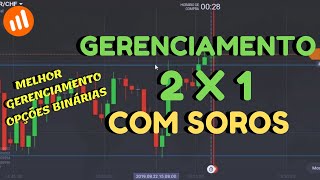 Gerenciamento 2x1 com Soros  DETALHADO  OPÇÕES BINÁRIAS [upl. by Anoid23]