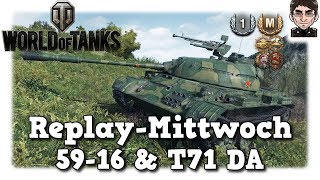 World of Tanks  5916 amp T71 Da leichte Panzer ganz groß deutsch  Replay [upl. by Yaral113]