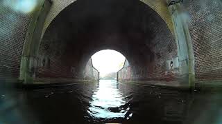 Indoor rowing scenery  Naarden NL fortress moat [upl. by Arakahs]