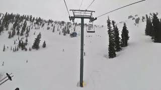 Peruvian Express and Tunnel at Snowbird 2 April 2023 [upl. by Longfellow]