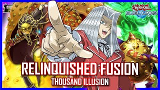 My Relinquished Fusion Deck is a little bit expensive  Thousand Illusion YuGiOh Duel Links [upl. by Wesa876]