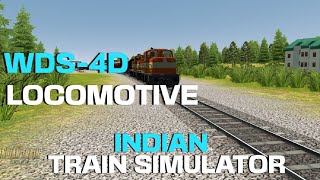 WDS4D LOCOMOTIVE ICE RED COUCH  INDIAN TRAIN SIMULATOR  trending games viral [upl. by Auohp954]