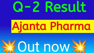 Ajanta Pharma share Q2 Result today ajanta Pharma share Q2 Result 2025 [upl. by Arvad518]