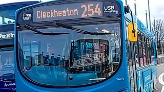 YJ62 JZX On The 254 To Cleckheaton On Boxing Day [upl. by Jenesia746]