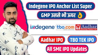 Indegene IPO Anchor List  All IPO GMP  All SME IPO GMP  Jayesh Khatri [upl. by Laurinda]