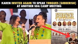 SDA Conference in NAD invites Karen Clark again to sing praise song at camp meeting [upl. by Husch143]