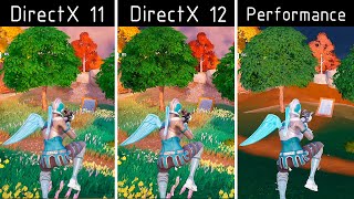 Fortnite Chapter 4 Season 3  DirectX 11 vs DirectX 12 vs Performance Mode  EPIC SETTINGS  RX 6600 [upl. by Isherwood]