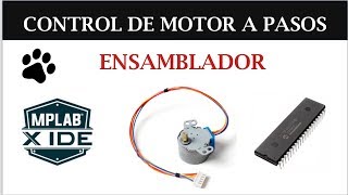 CONTROL DE MOTOR A PASOS UNIPOLAR CON PIC18F4550 EN LENGUAJE ENSAMBLADOR [upl. by Drislane982]