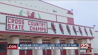 McFarland cross country team loses state title after 24 years [upl. by Alicul]