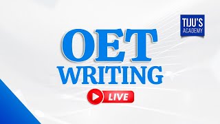 OET WRITING LIVE  How to Get A band in OET Writing  Tijus Academy Thiruvalla [upl. by Thebault]