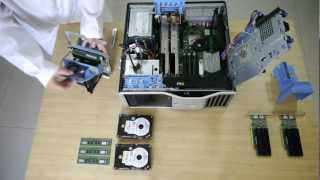 DELL Precision T5500 with 2xXEON E5520 2xQuadro FX 4600 2xWD Raptor 10K 24GB ECC [upl. by Arria]