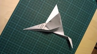 Origami für Anfänger  Faltanleitung einfacher Origami Kranich [upl. by Sosanna]