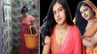 bathing vlogs आज मे स्नान करके हुई तैयार पार्टी में जाने के लिए ananya vlogs Stylish saree look [upl. by Tankoos960]