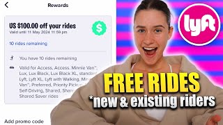 Lyft Promo Codes to USE as NEW and EXISTING Riders How I get FREE Lyft Rides using THIS Lyft Code [upl. by Linetta]