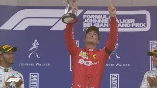 2019 BelgianGP F1 Podium [upl. by Hebrew]