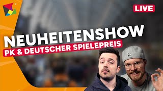 SPIEL Essen 2024 Live  Tag 1 Pressekonferenz Deutscher Spielepreis und Neuheitenshow [upl. by Arobed]