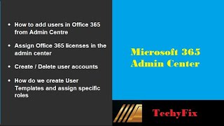 How to add users in Office 365 Admin Center  Assign Office 365 licenses  Admin center tutorial [upl. by Willmert971]