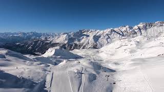 Drone over Zermatt  BreuilCervinia [upl. by Ssirk]