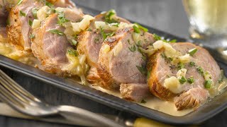 Recette  Filet mignon de porc à la crème [upl. by Buttaro490]