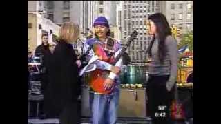 Michelle Branch amp Santana  The Game Of Love Live  Today Show 20021022 [upl. by Lyons]